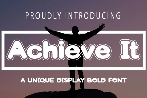 Achieve It: A Display Font That Elevates Creative Projects