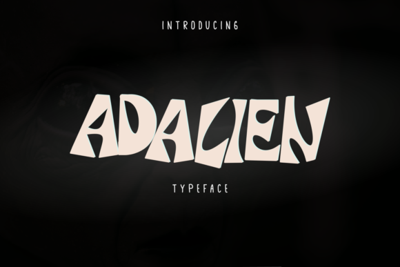 Adalien: A Whimsical Display Font for Creative Branding