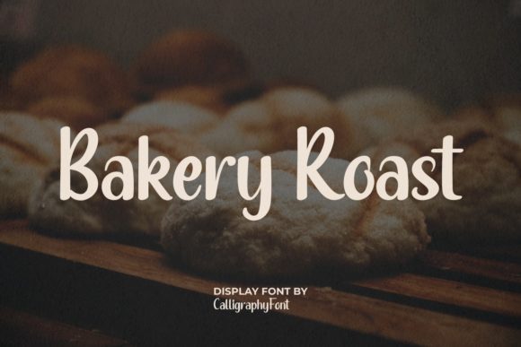 Bakery Roast Font: A Vintage Display Font for Creative Designers
