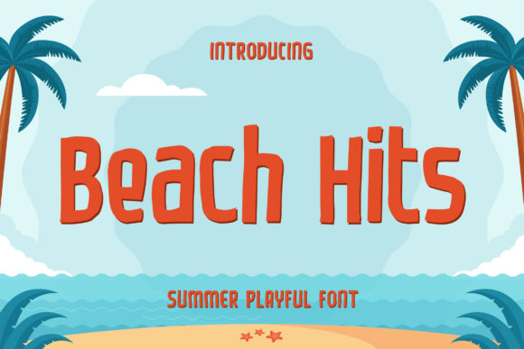 Beach Hits Font for Creative Makers and Handmade Sellers