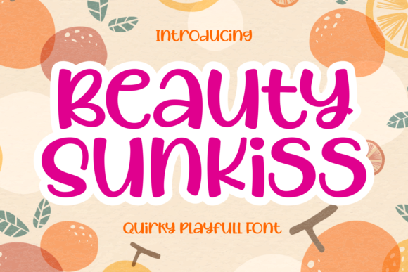Beauty Sunkiss Font for Handmade and Commercial Projects
