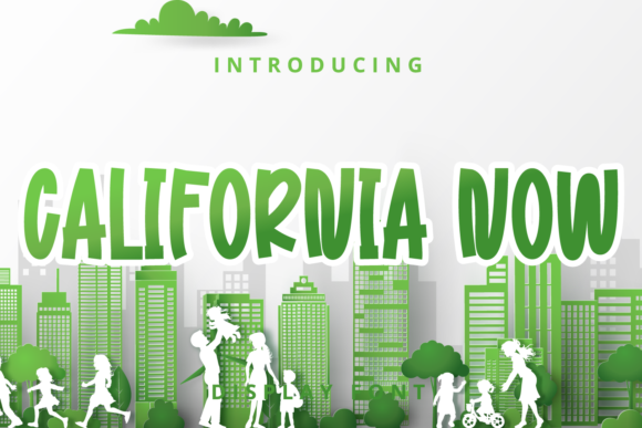 California Now Font for Creative Editorial Design