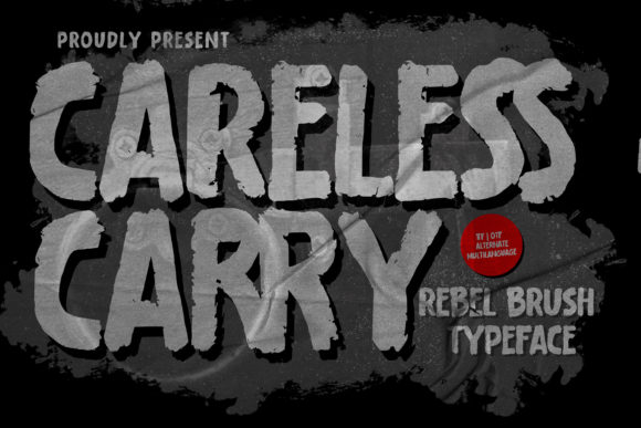Careless Carry Display Font for Bold Branding