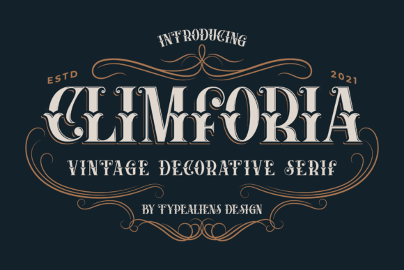 Climforia Display Font for Eye-Catching Campaigns