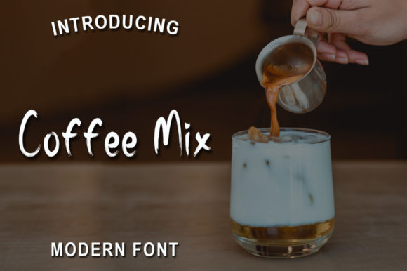 Coffee Mix Display Font for Modern Marketing and Design