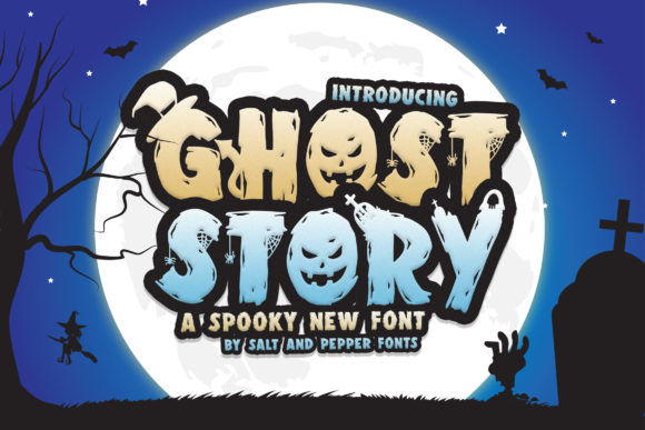 Ghost Story Duo: A Spooky Font for Halloween Branding