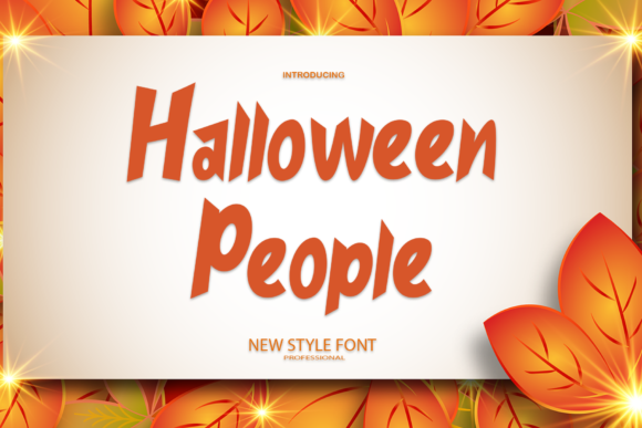 Halloween People Font for Professional Branding and Creative Projects