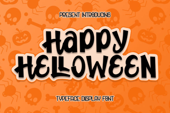 Happy Helloween Font for Spooky Halloween Creations