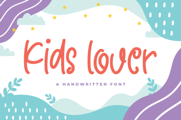Kids Lover Font: A Playful Display Font for Creative Projects