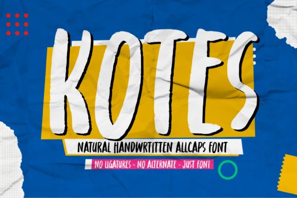 Kotes Font for Bold and Modern Editorial Design