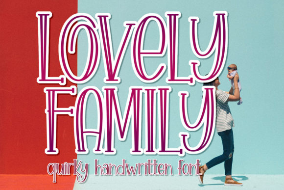 Lovely Family: A Playful Display Font for Creative Branding