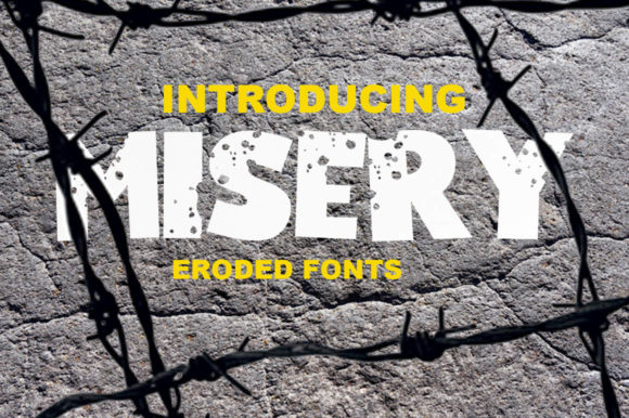 Misery Font for Bold Editorial Design
