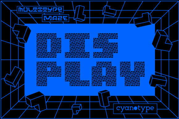 MultiType Maze Display for Trendy Branding and Eye-Catching Campaigns