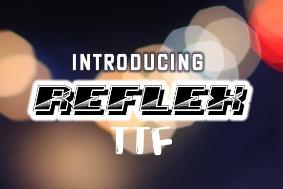 Reflex: A Sharp Display Font for Creative Designers