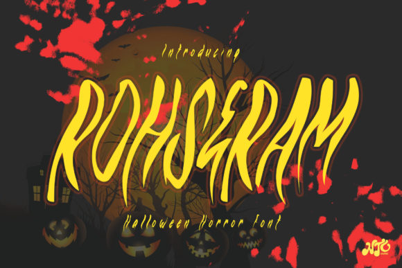 Rohseram: A Cool and Wavy Display Font for Business Branding