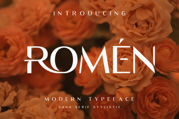 Romen: A Modern Display Font for Digital Elegance