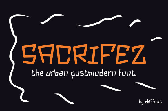 Sacrifez Display Font for Editorial and Creative Projects