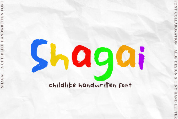 Shagai Font: A Playful Display Typeface for Creative Makers
