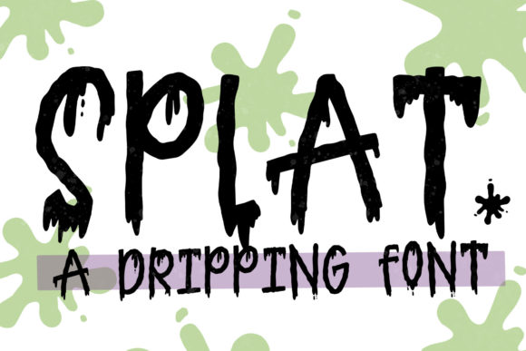 Splat: A Halloween-Ready Display Font for Web Designers